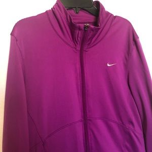 Nike | FITDRY | Zip Up | M | 8-10 | Purple Pink
